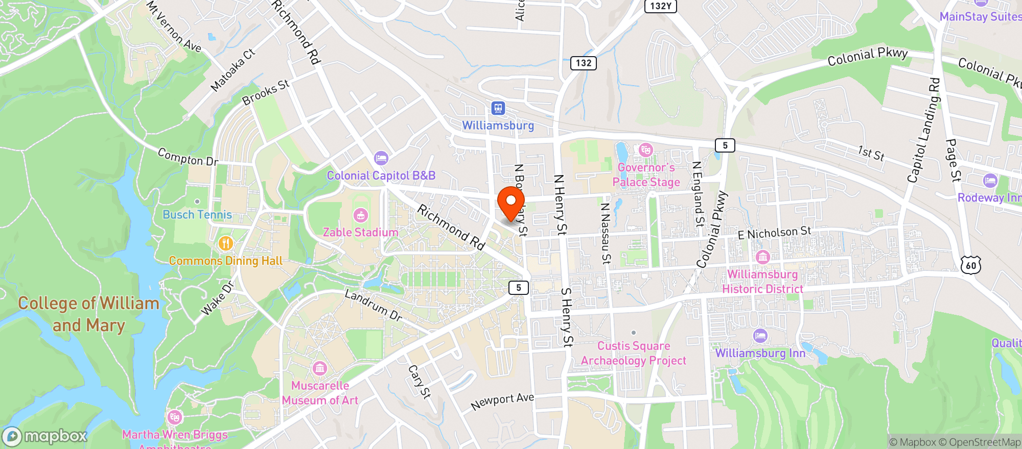 Map showing Don Chido
