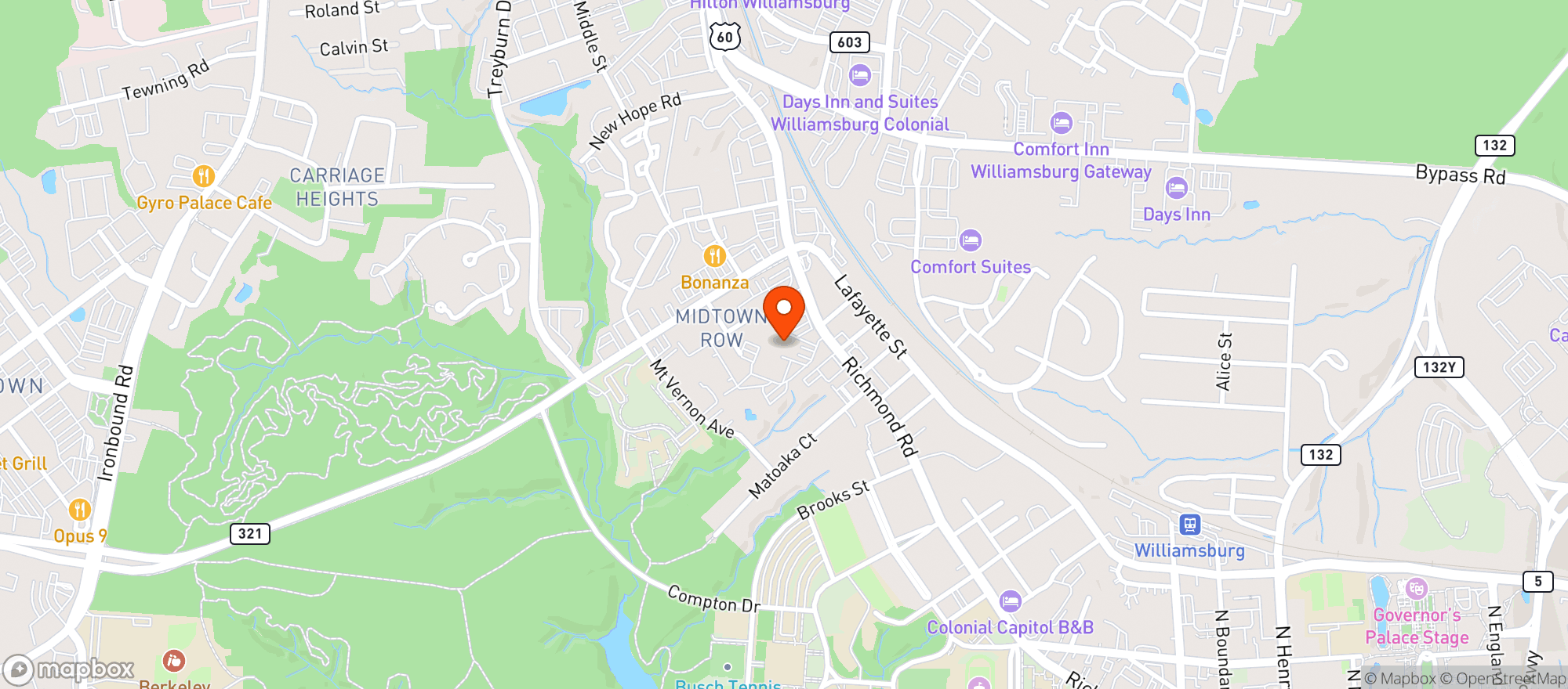 Map showing Food Lion