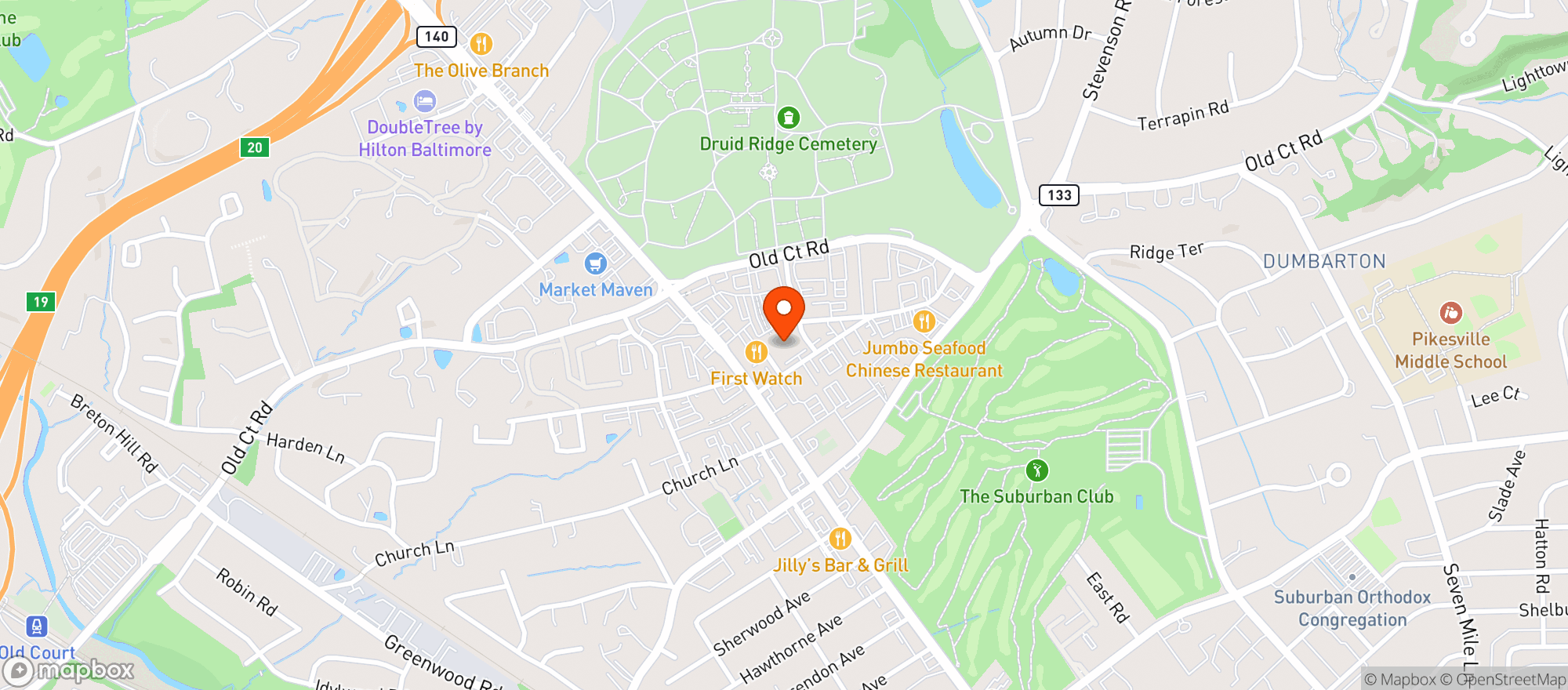 Map showing Giant