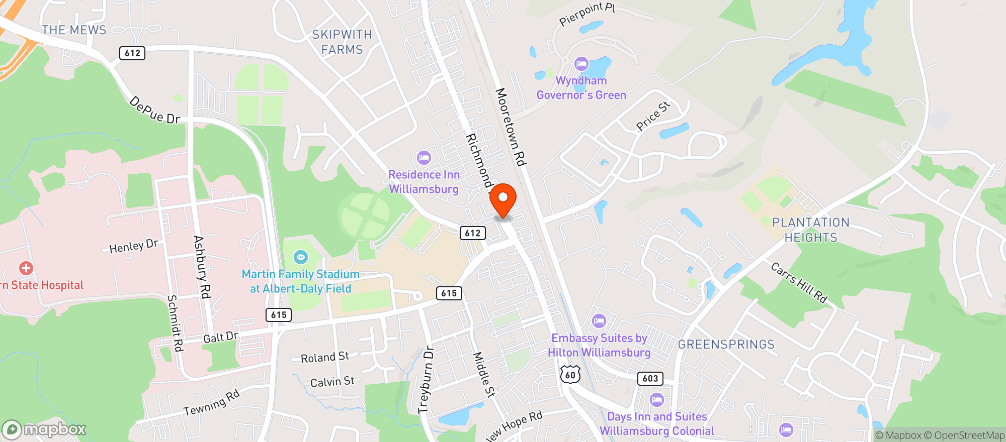 Map showing Cvs Pharmacy