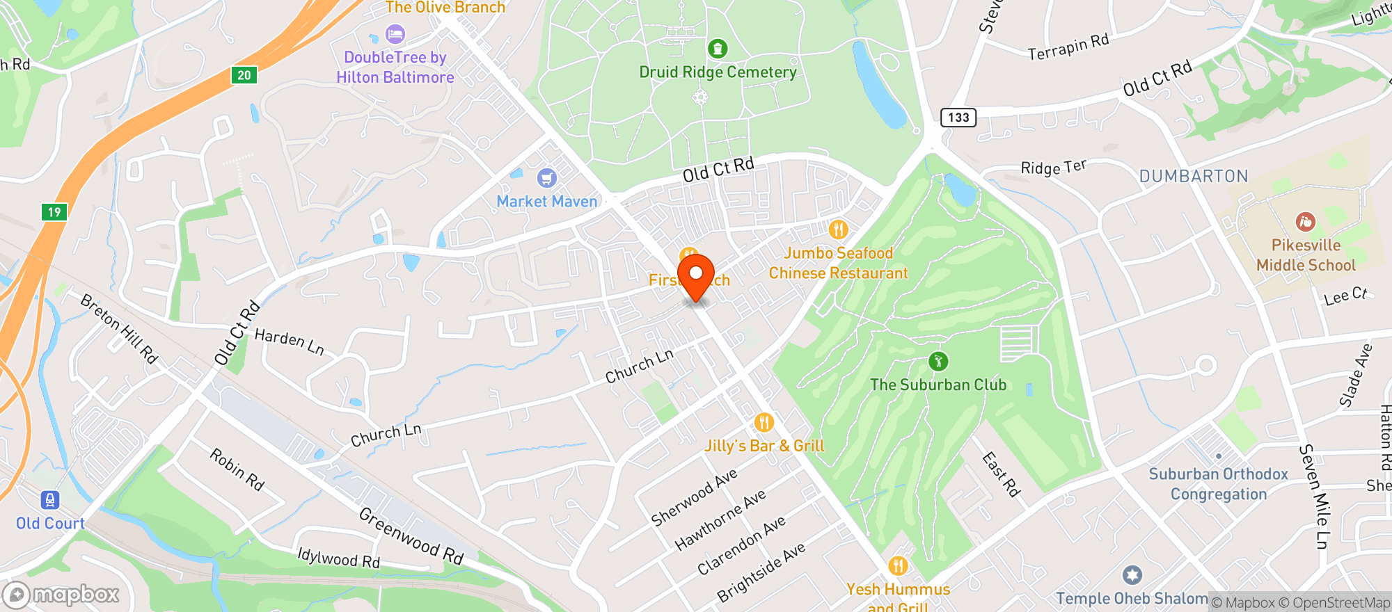 Map showing Dugans Discount Liquors