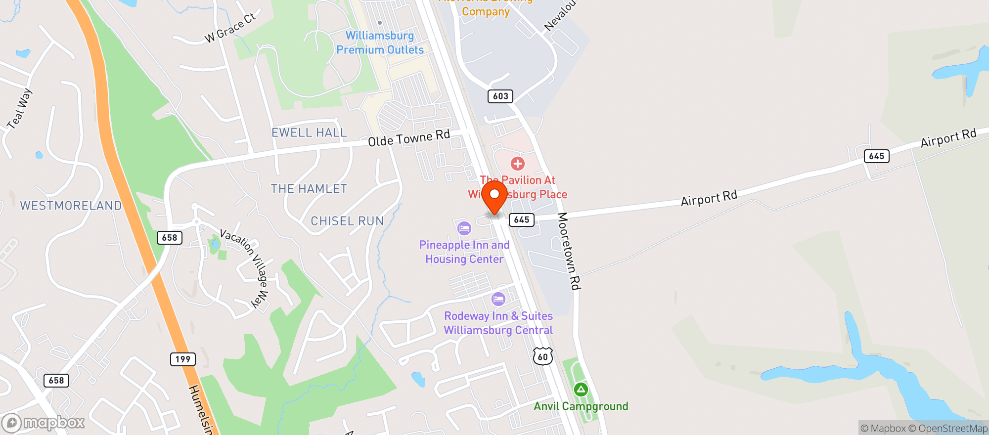 Map showing Exxon