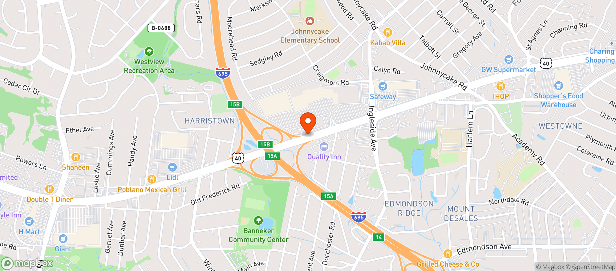 Map showing Liquor Depot