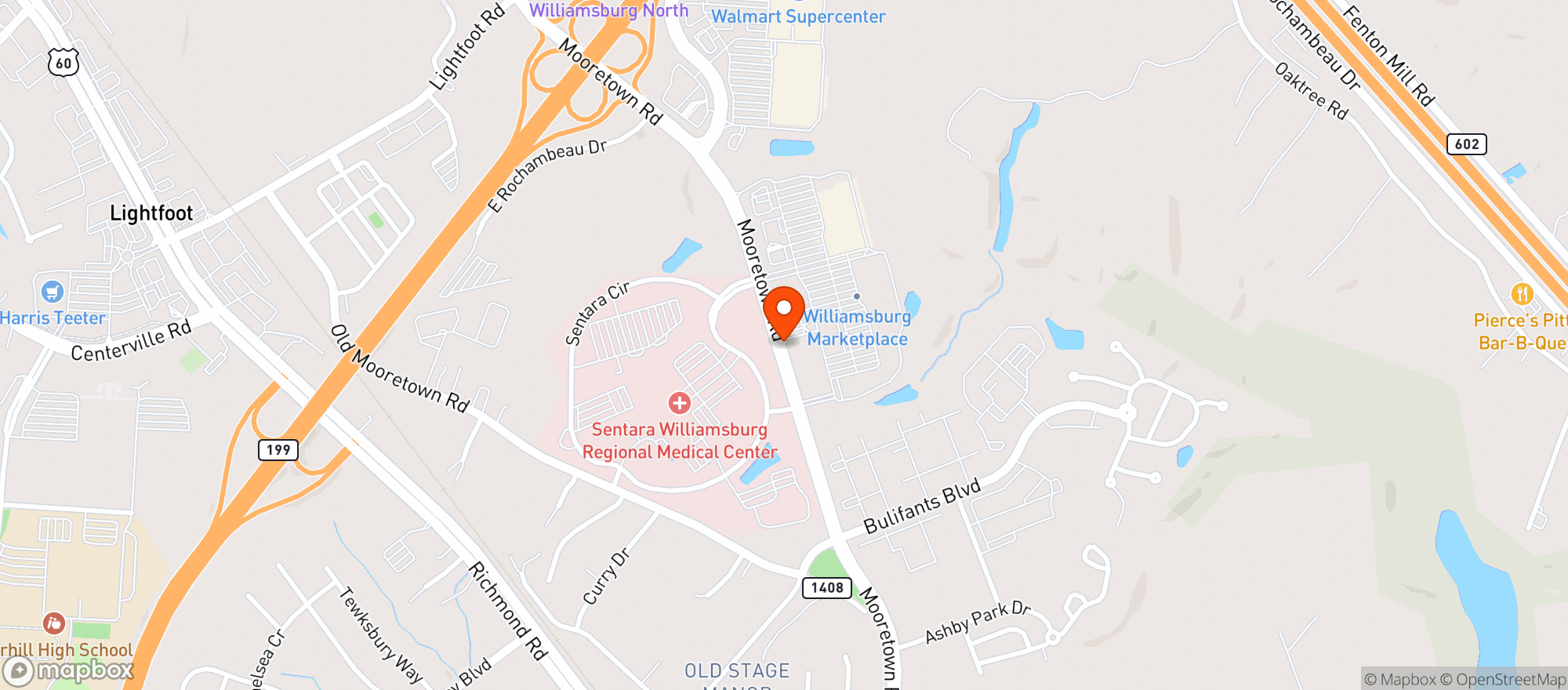 Map showing Taqueria Maria Bonita