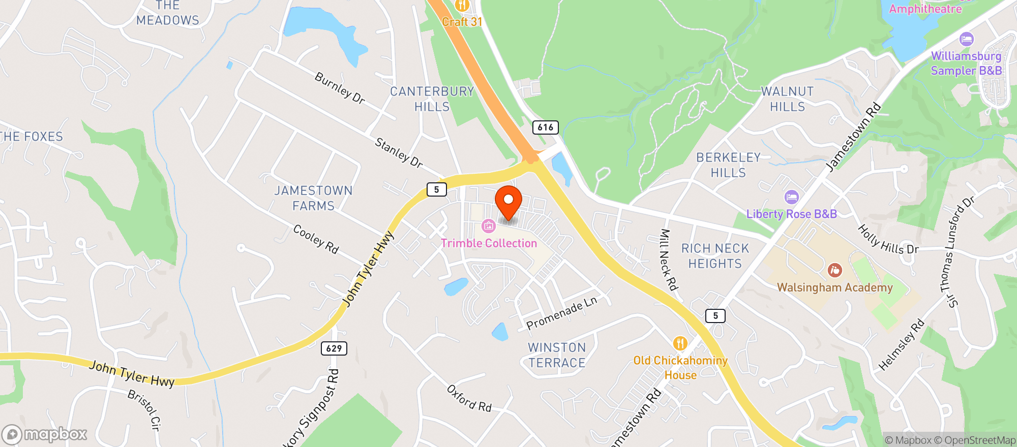 Map showing Food Lion