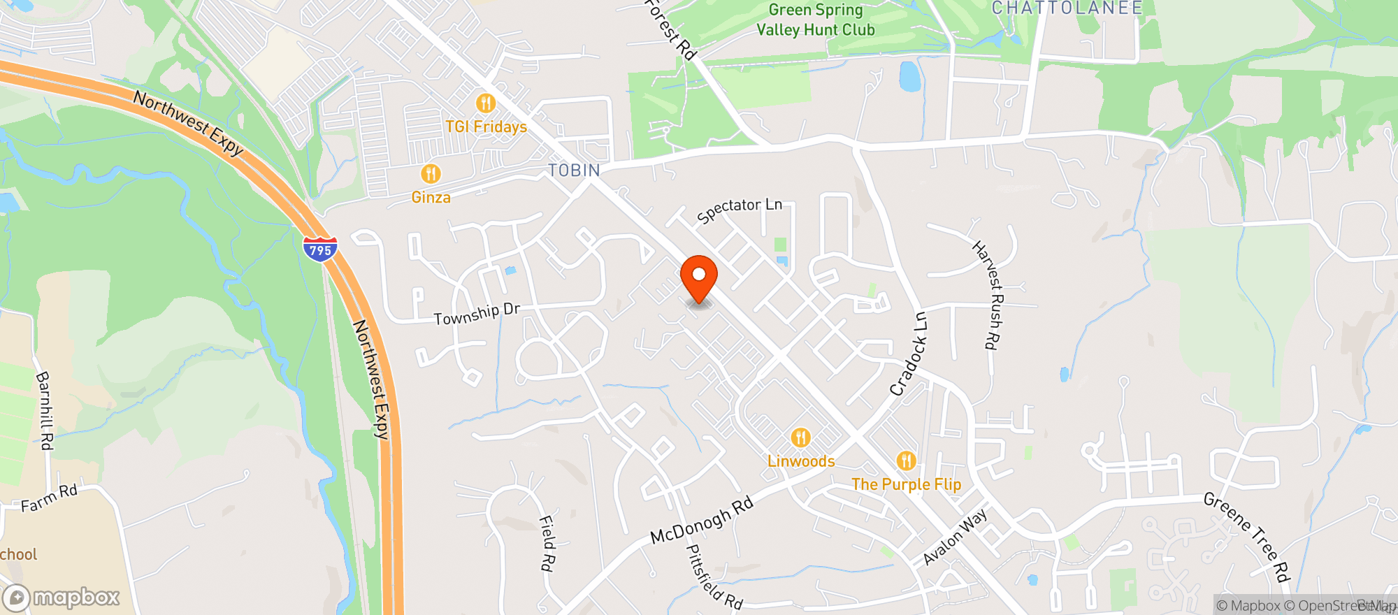 Map showing Vitamin Shoppe - Owings Mills