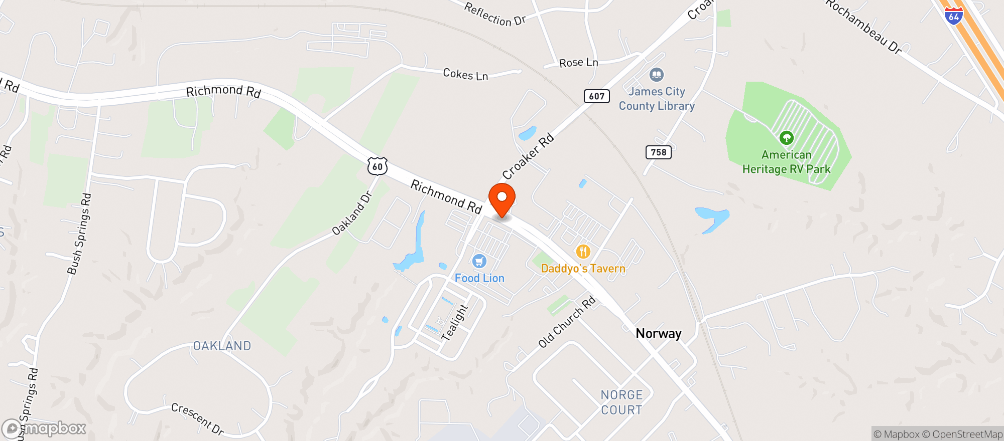 Map showing Cvs Pharmacy