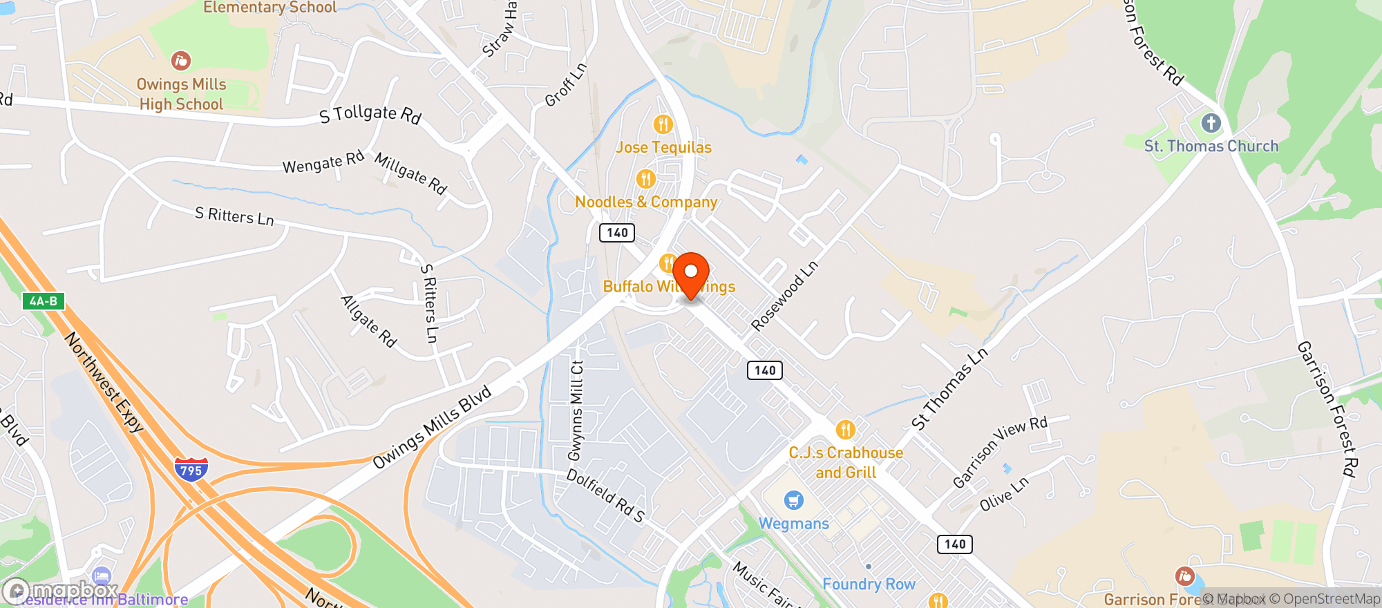 Map showing SAFEWAY STORE