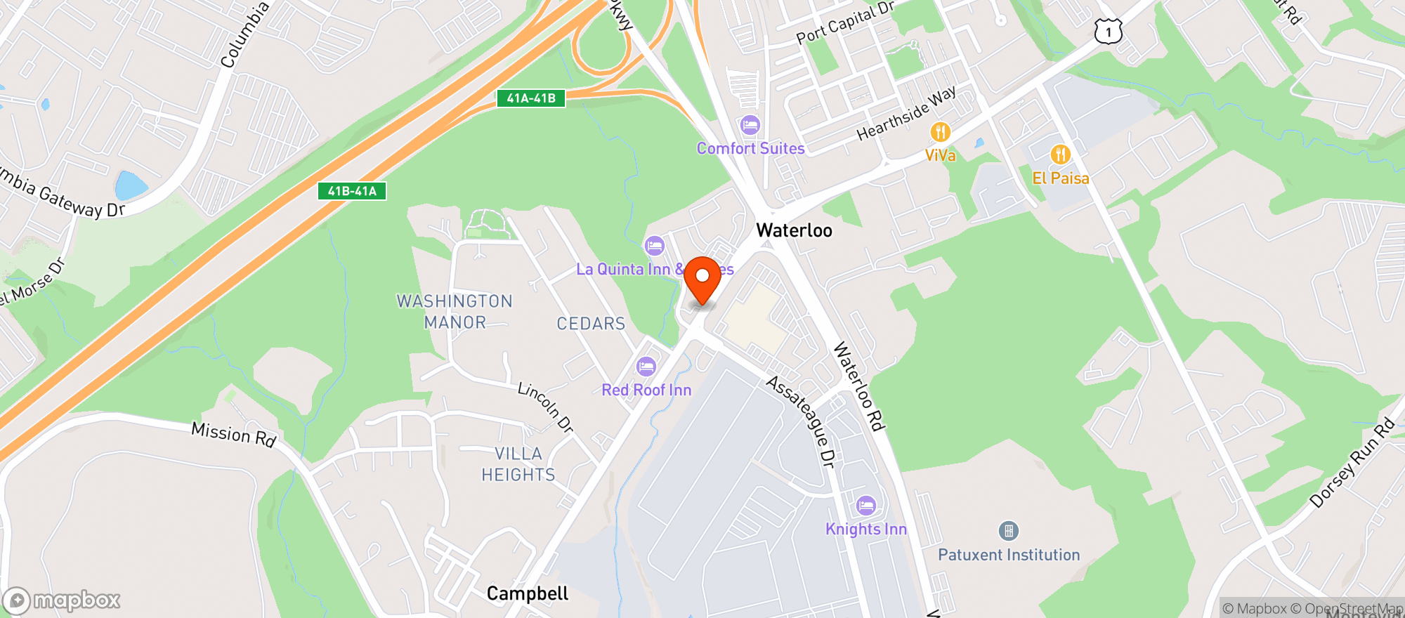 Map showing Crestmount Wine & Spirits