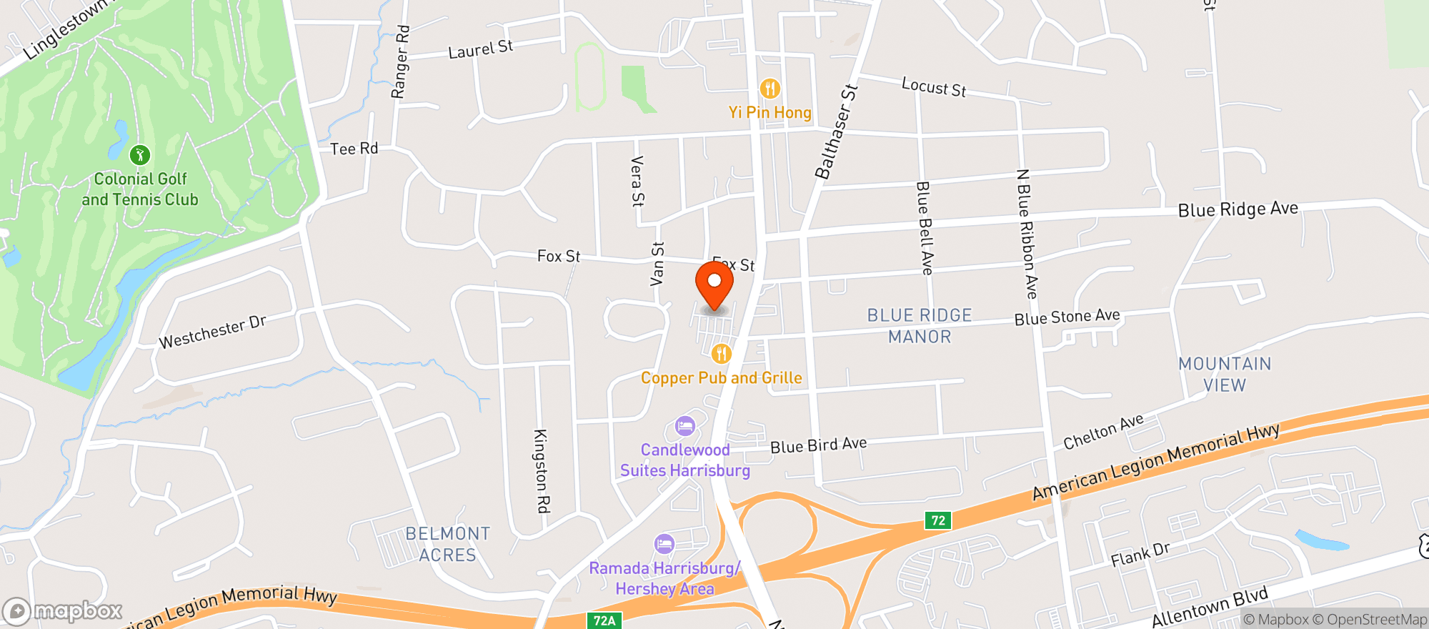 Map showing L & N Dist