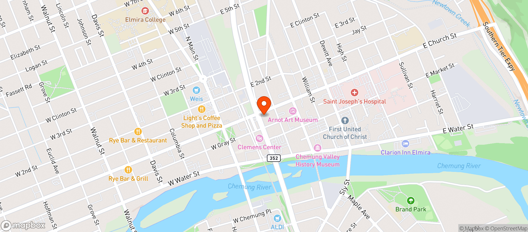 Map showing Ill Eagle Tap House
