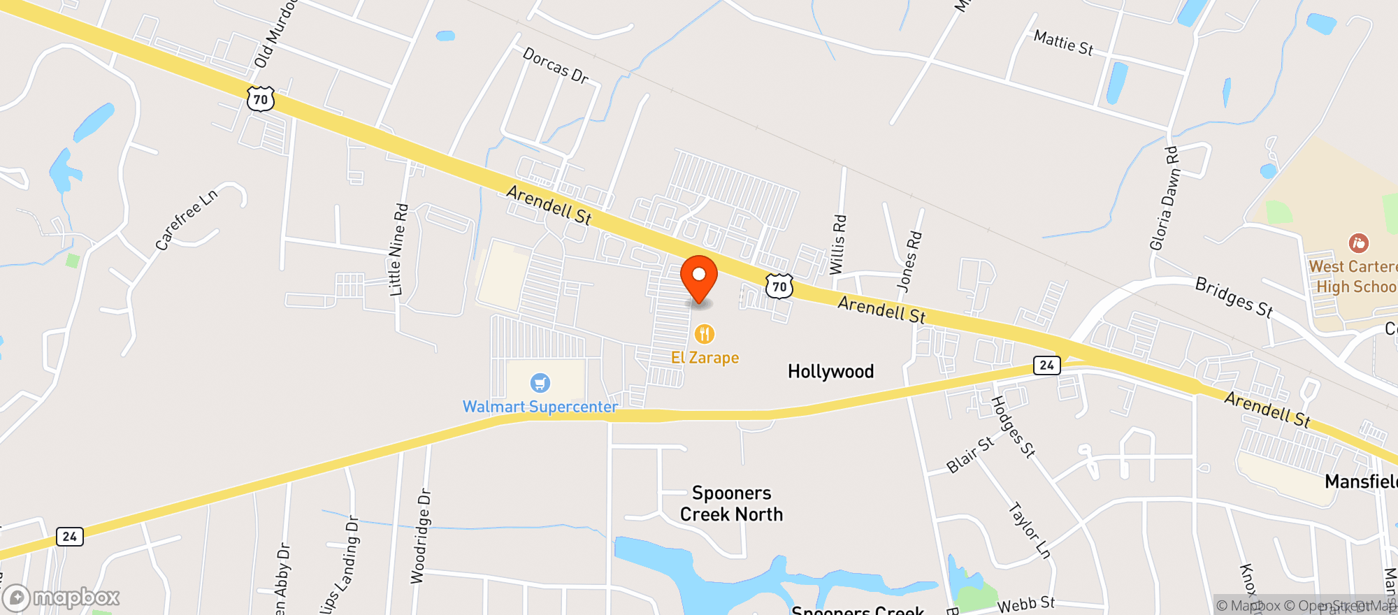 Map showing MR. TOBACCO AND VAPE