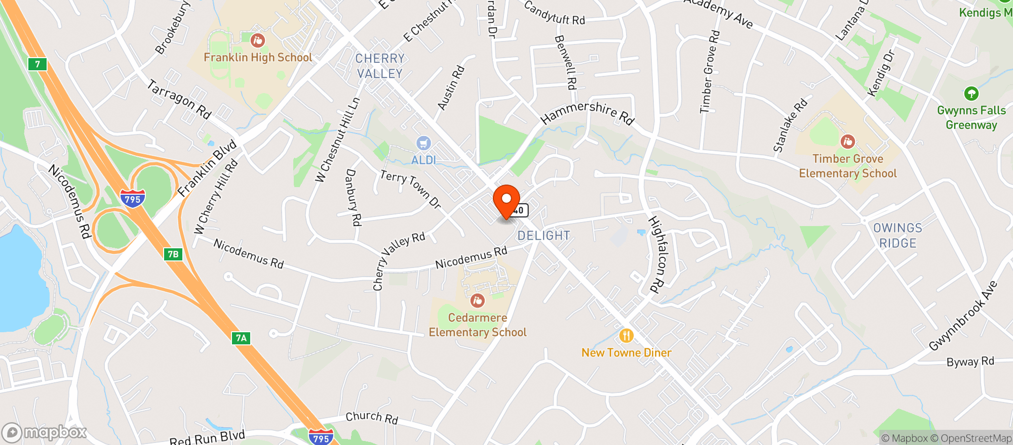 Map showing Giant
