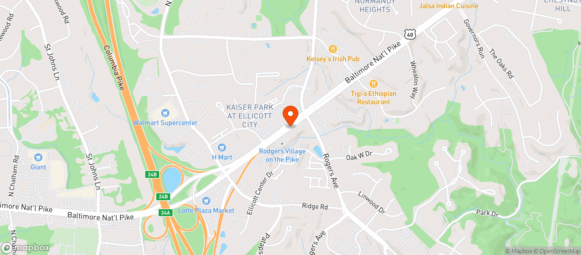 Map showing Jj Liquors