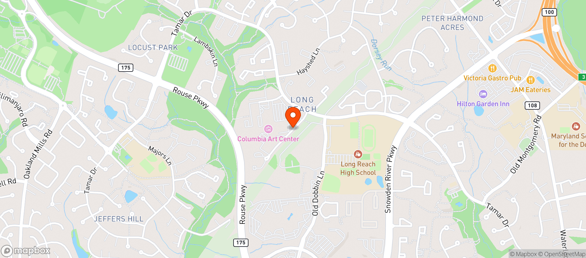 Map showing Richburns Liquors