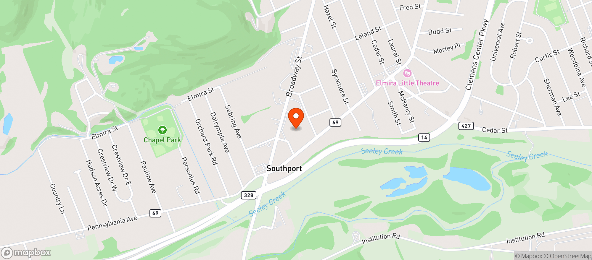 Map showing Lighthouse Liquor & Wine