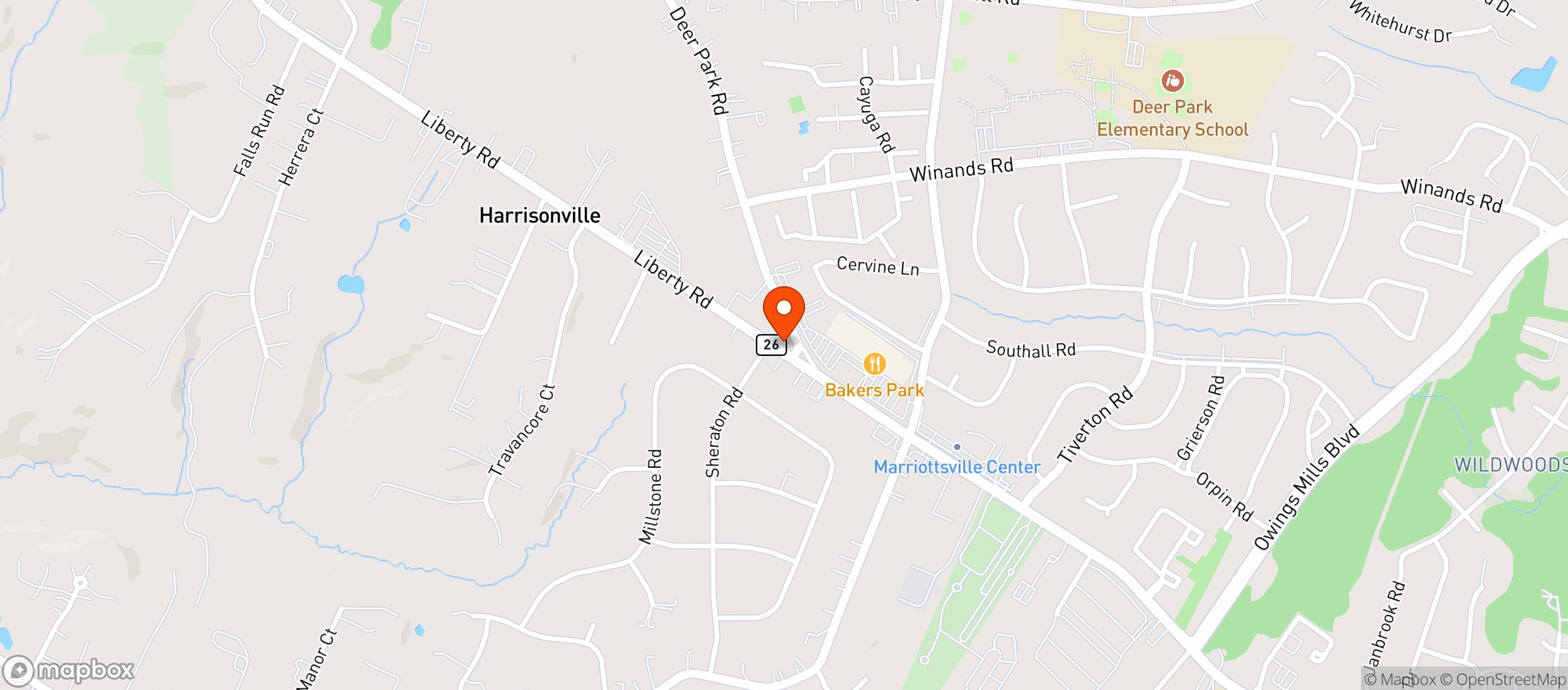Map showing J & S Liquor & Deli
