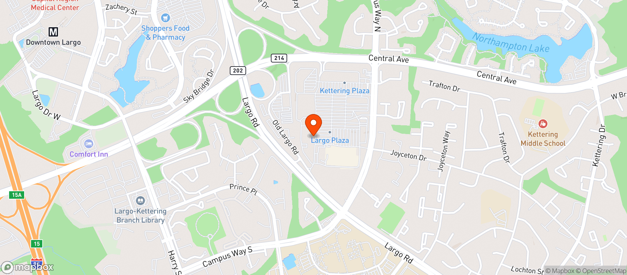 Map showing Giant
