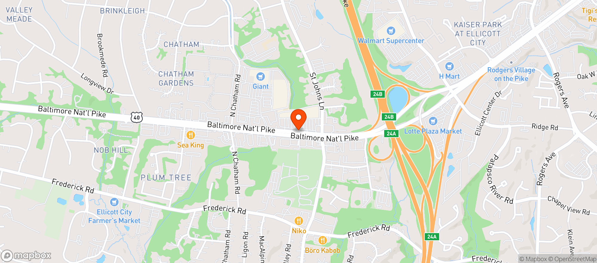 Map showing Bare Bones