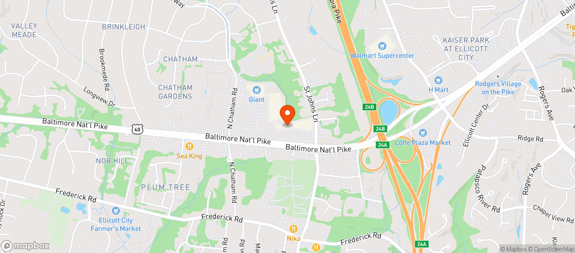 Map showing SPROUTS FARMERS MARKET