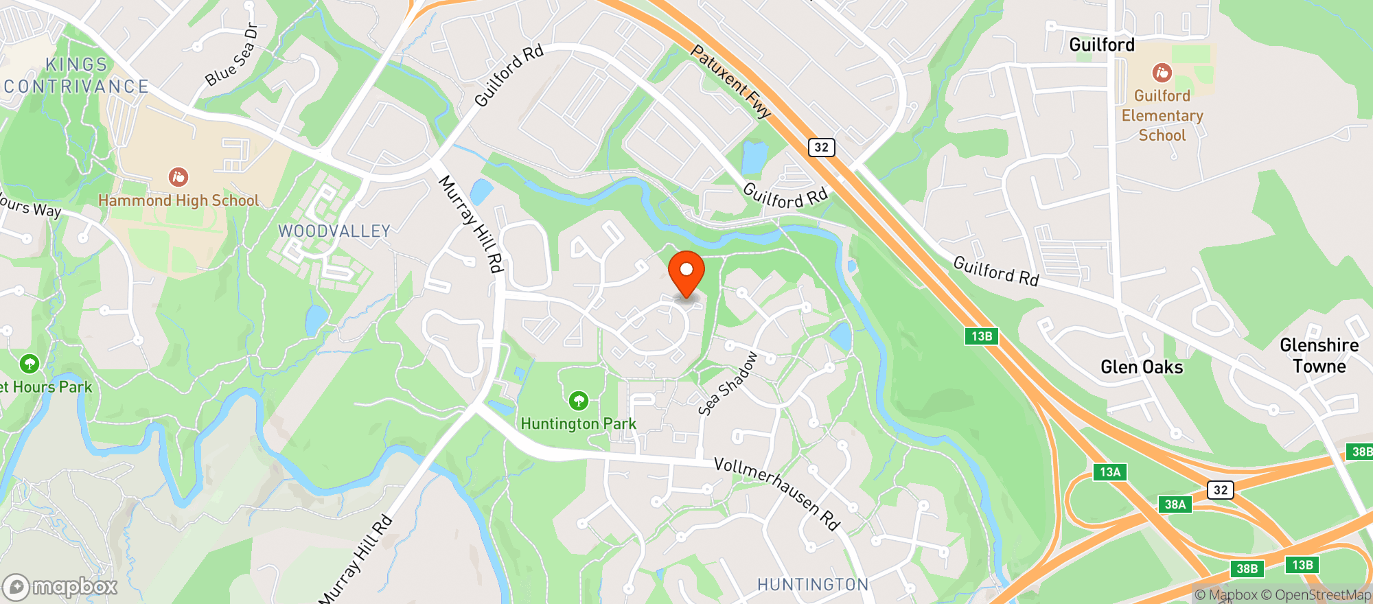 Map showing Alty's Ale House