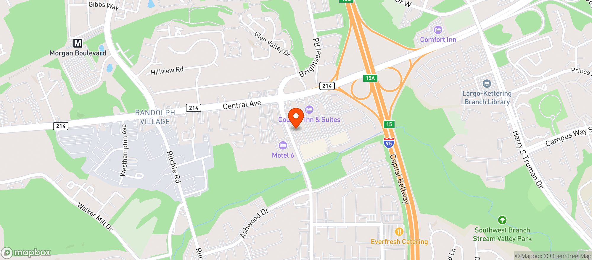 Map showing Mary And Main