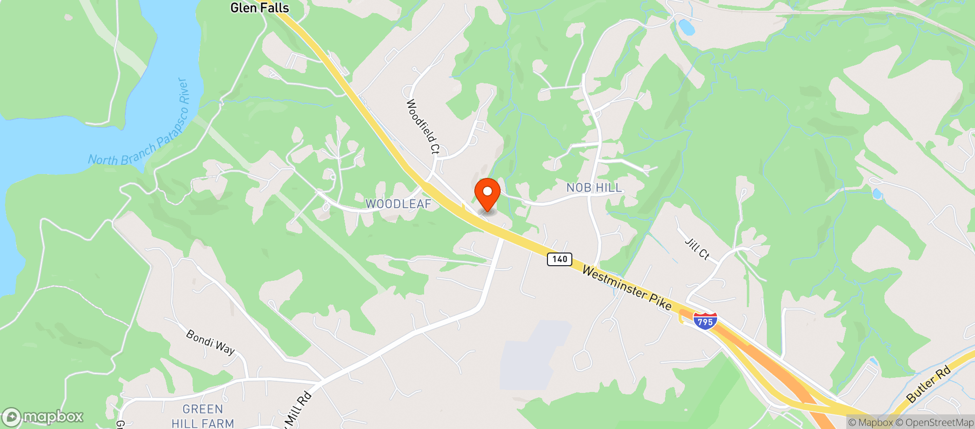 Map showing Northwest Fine Wines, Spirits and More