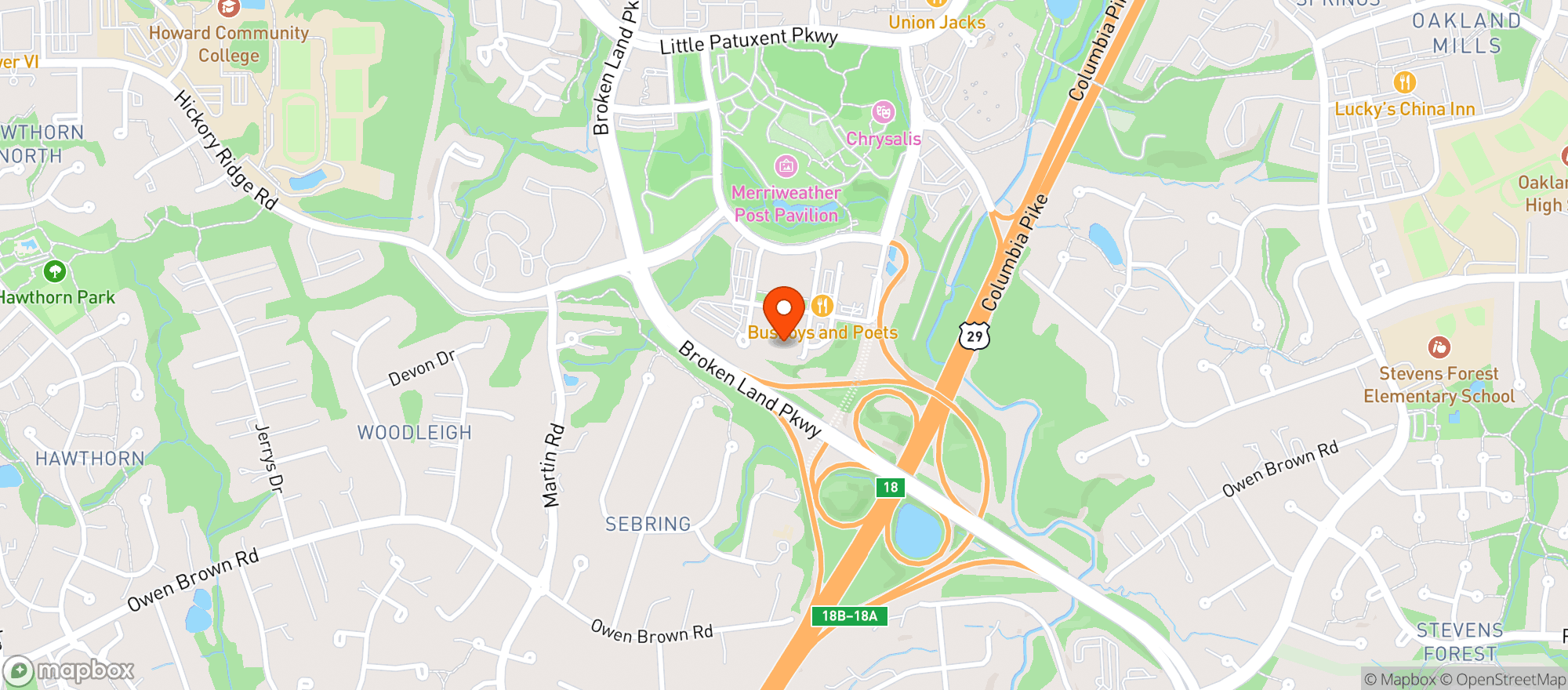 Map showing Gyusan Japanese Bbq & Sushi