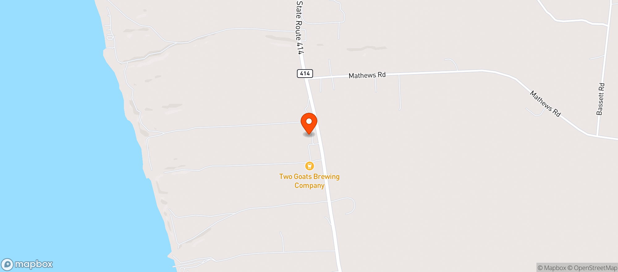 Map showing Atwater Vineyards LLC