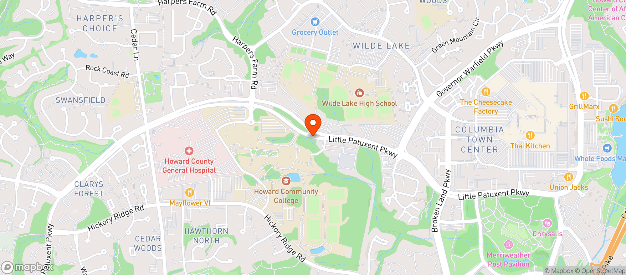 Map showing P F Changs China Bistro #9600