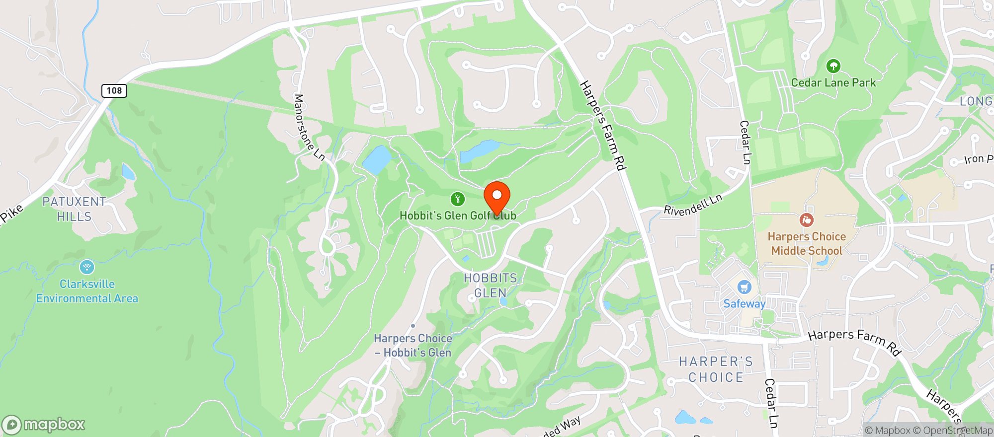Map showing The Turn House