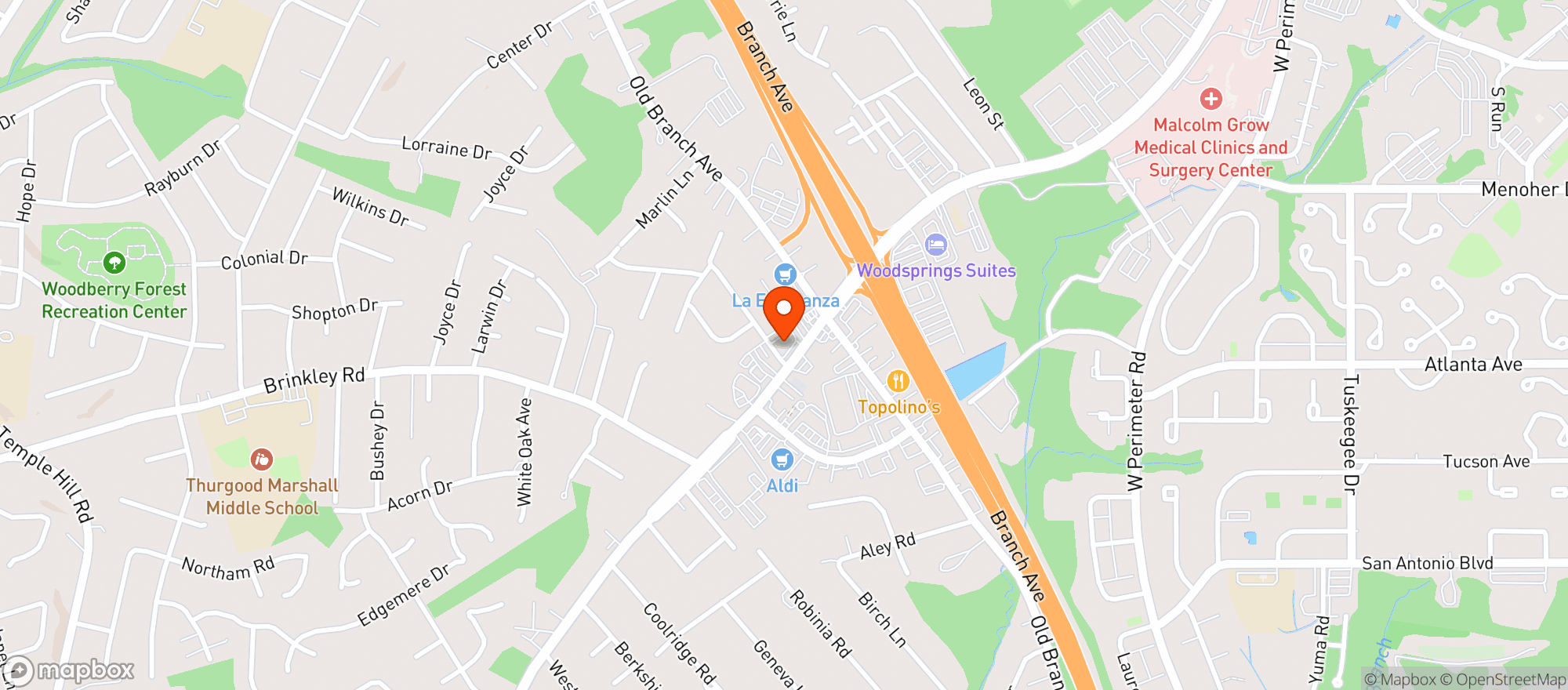 Map showing Allentown Liquors