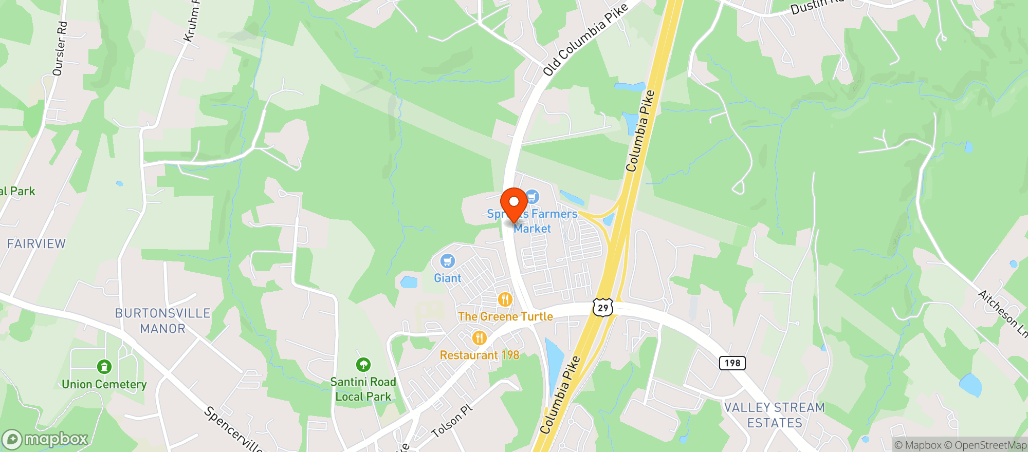 Map showing Eggspectation