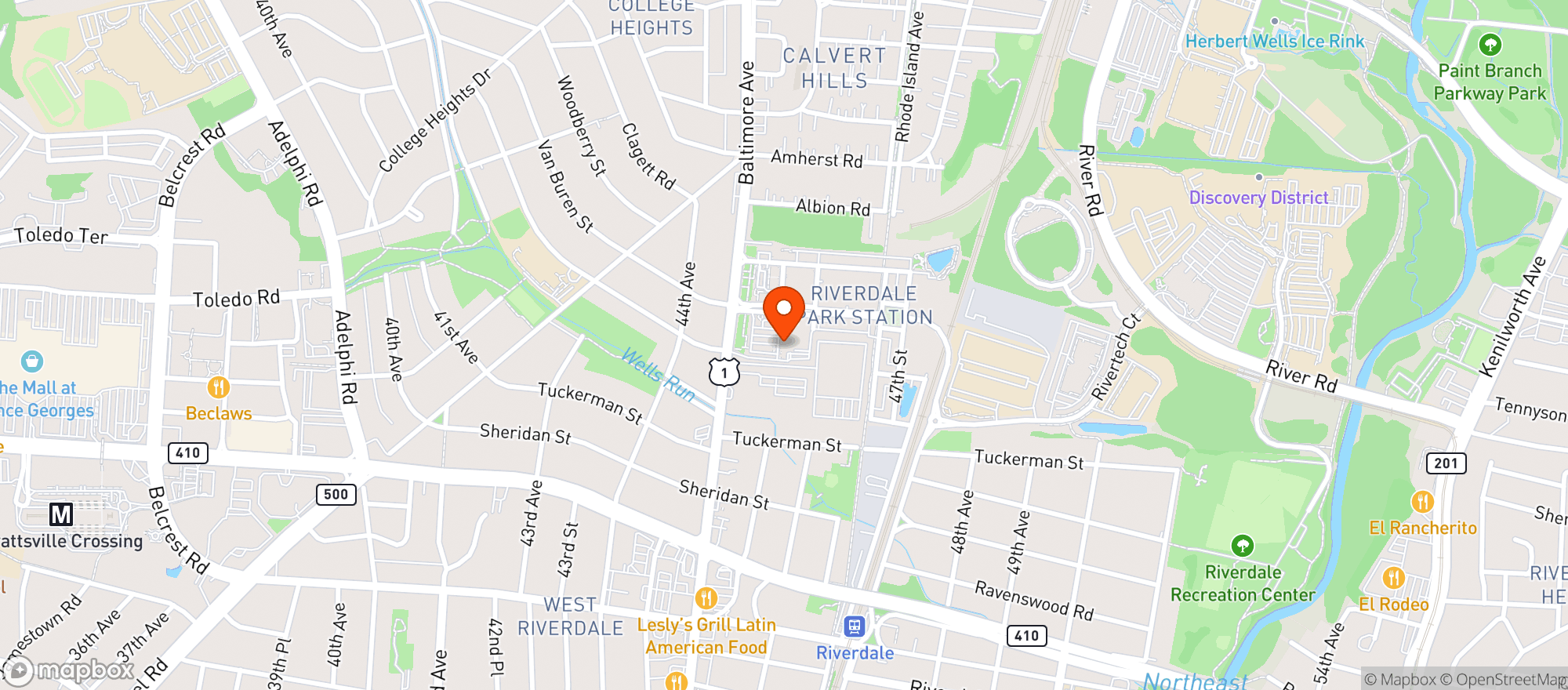 Map showing WHOLE FOODS MARKET