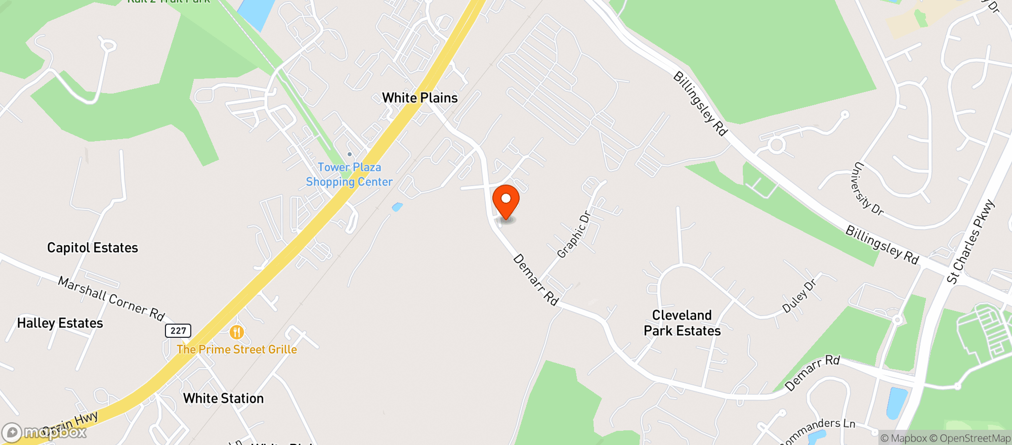 Map showing Dispensary Works Llc