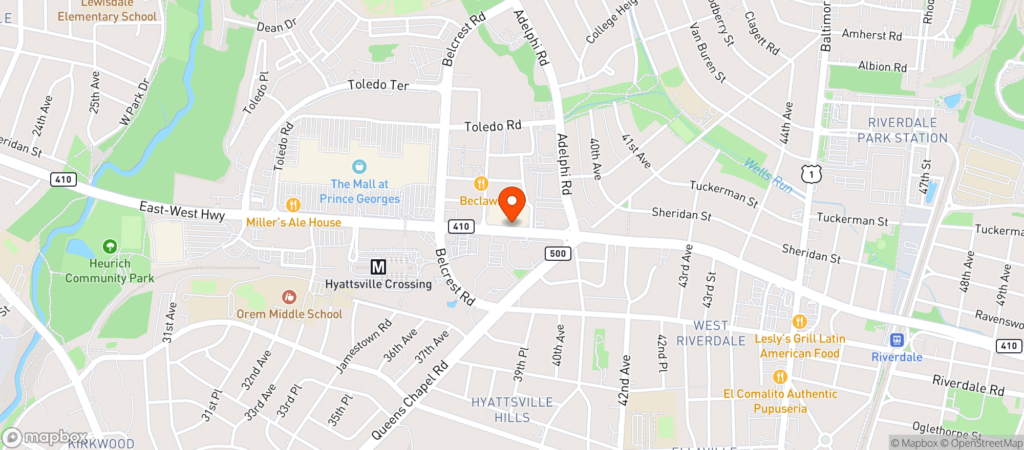Map showing Safeway #3274