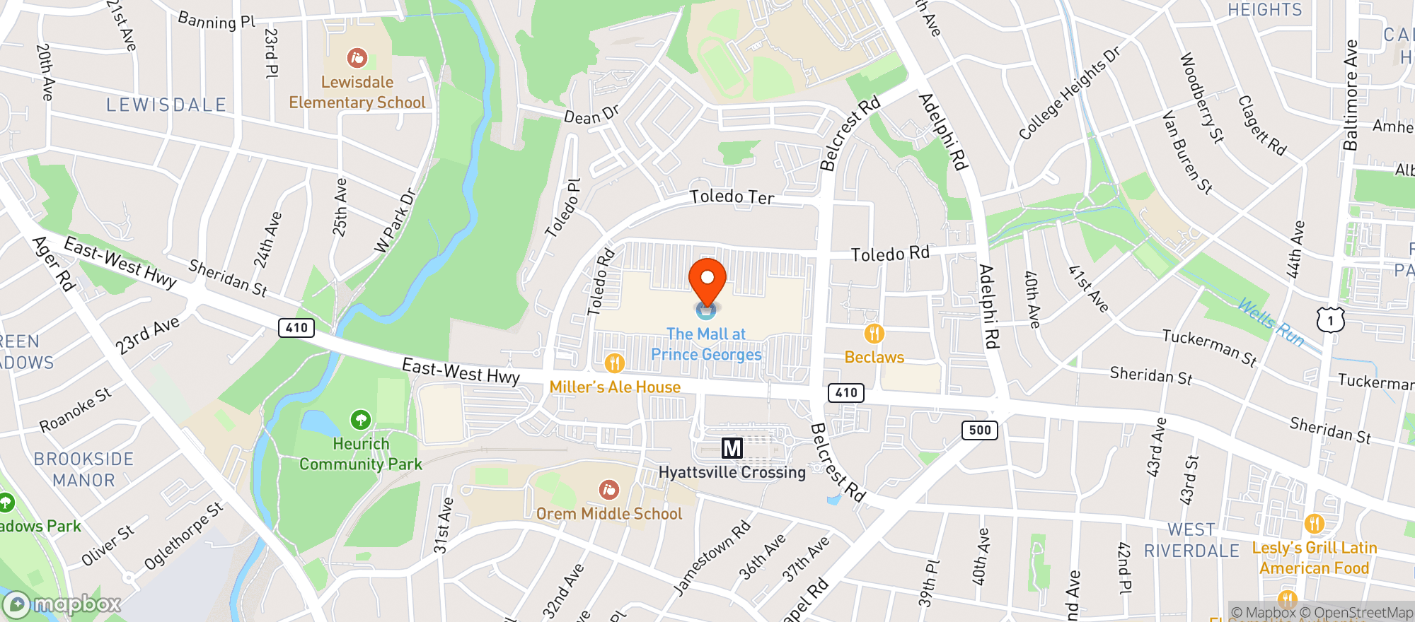 Map showing Gnc
