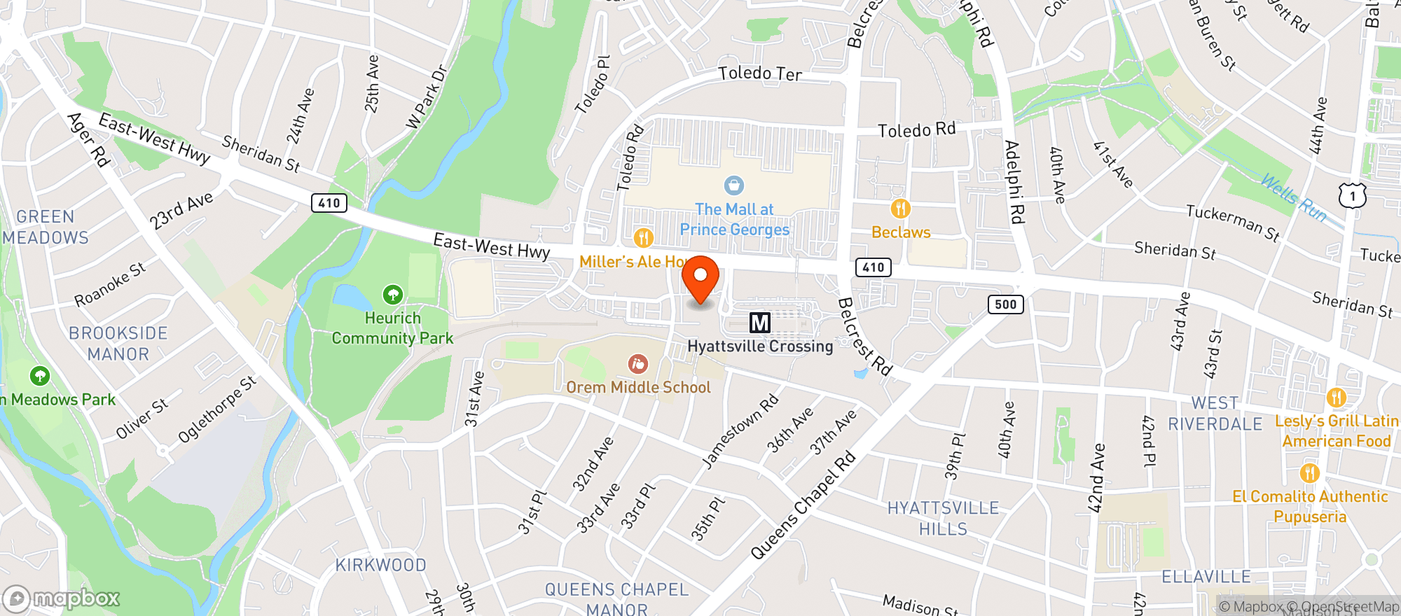 Map showing Giant