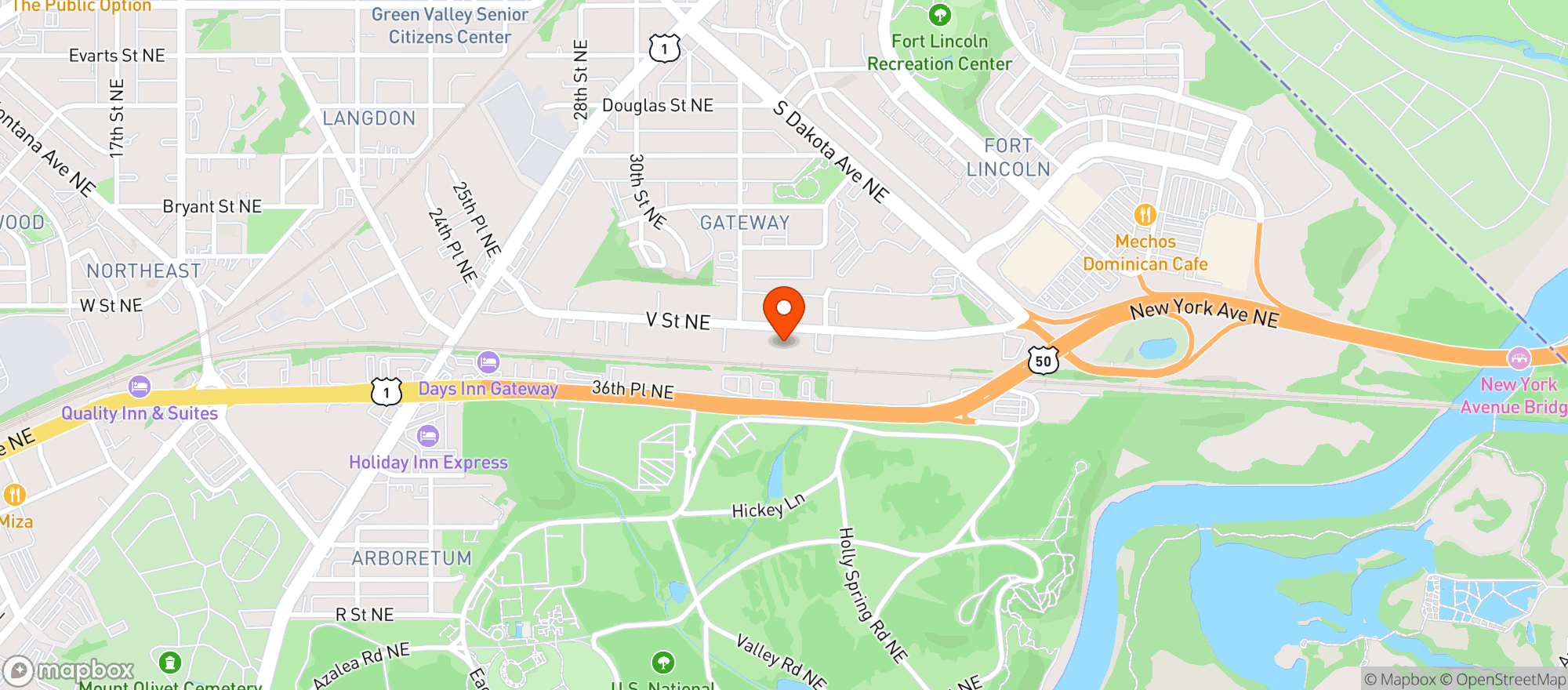 Map showing Southern Glazer Dist No #61325