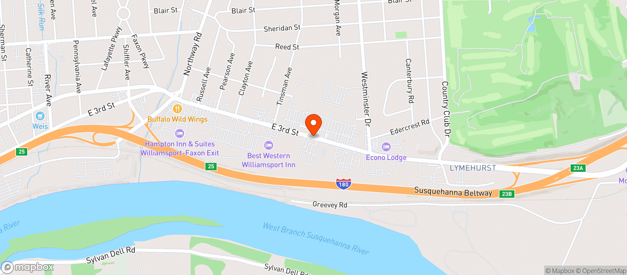 Map showing Giant