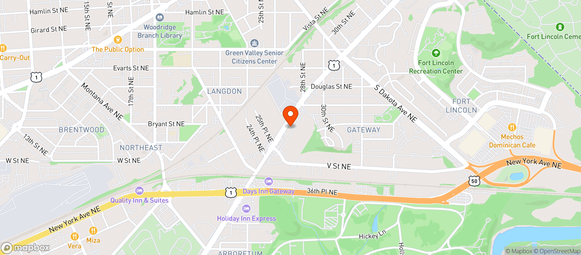 Map showing Syd's Liquors