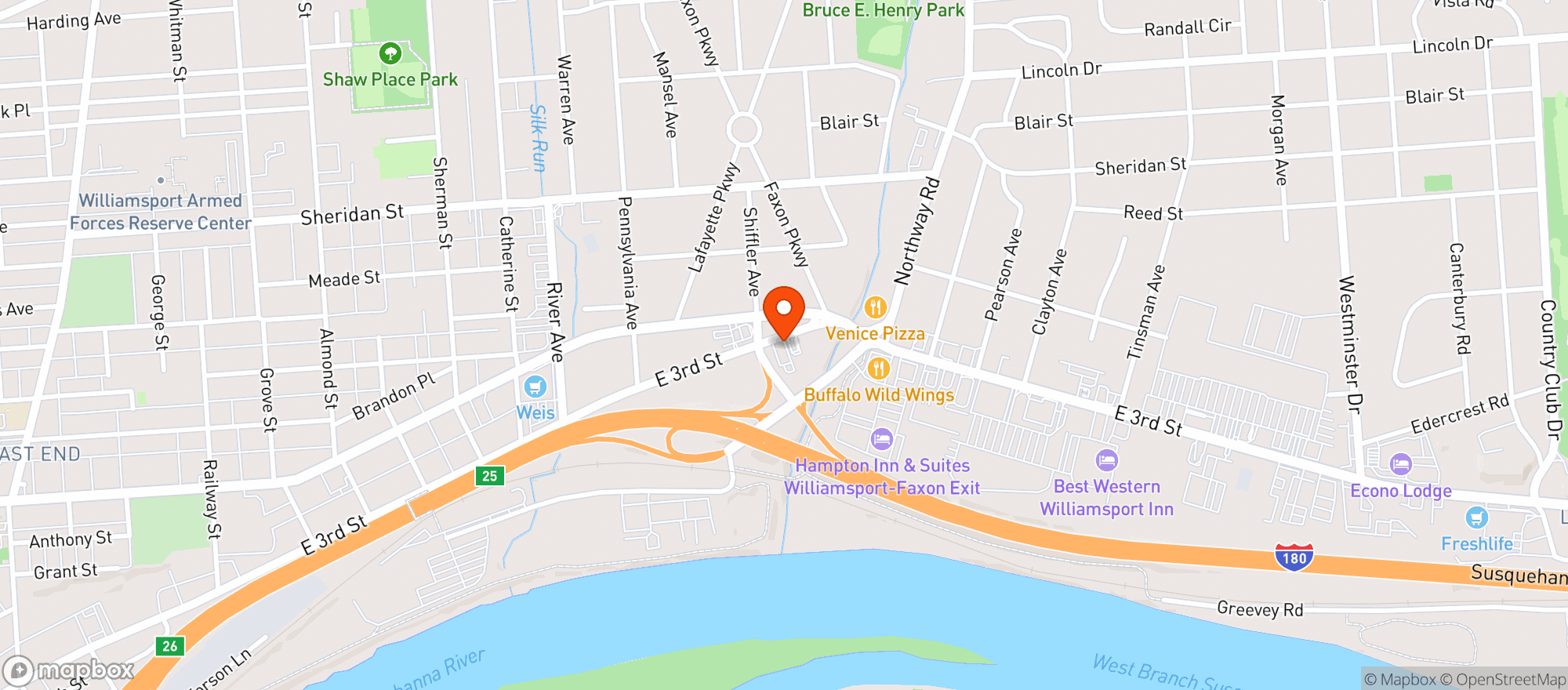 Map showing Herbal Haven