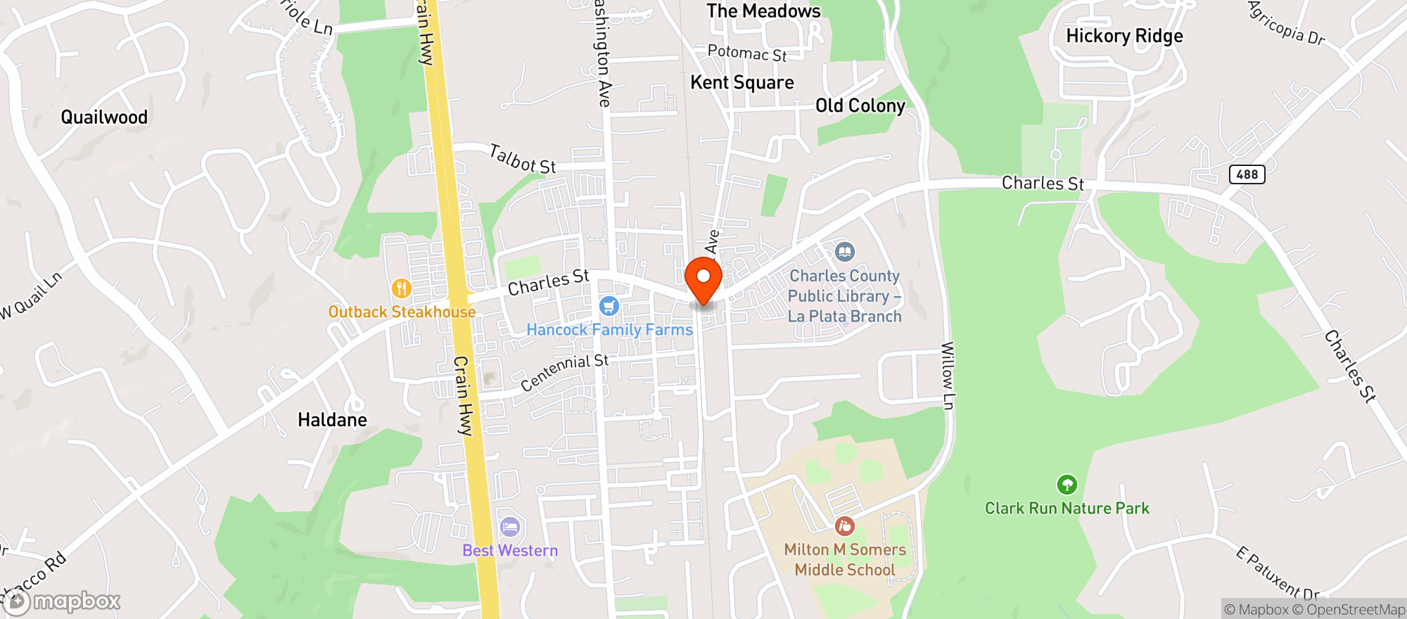 Map showing La Plata liquors