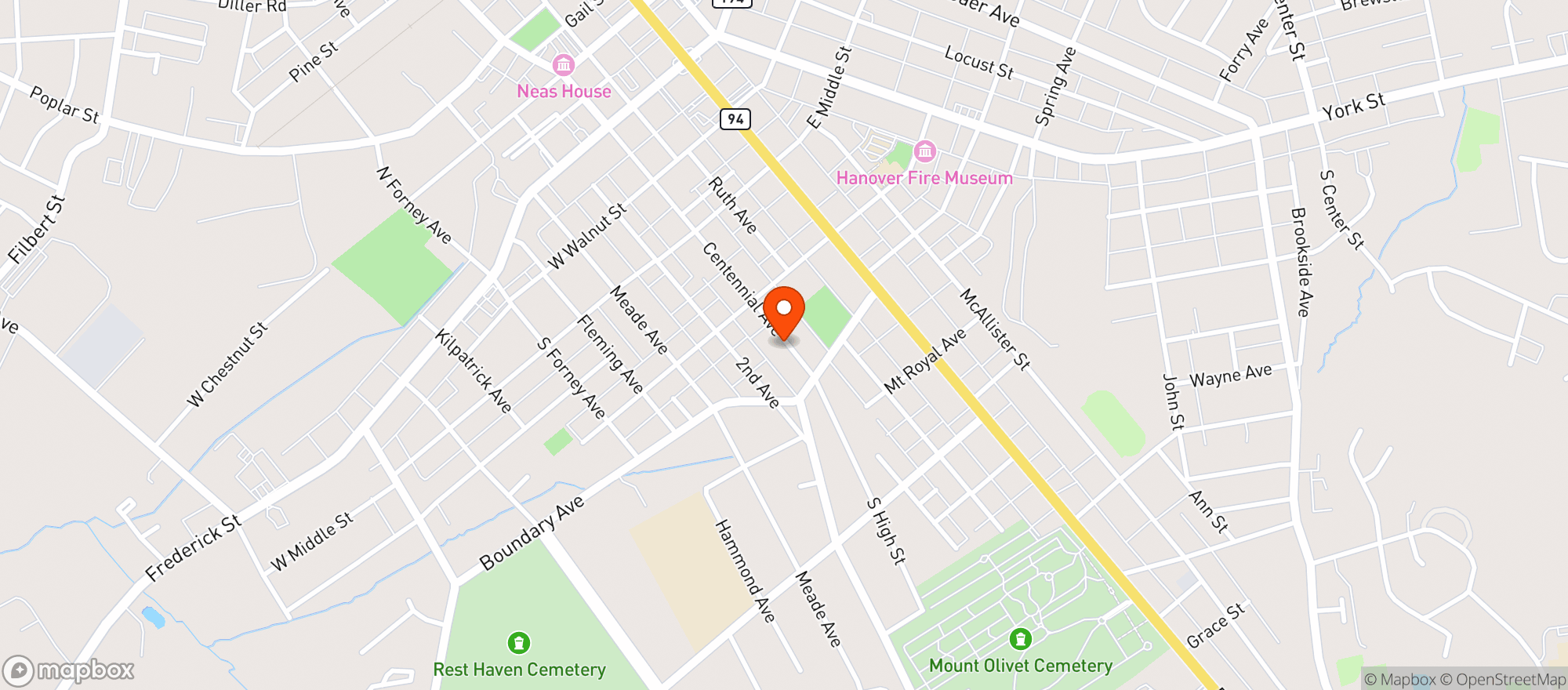 Map showing Aldus Brewing Company