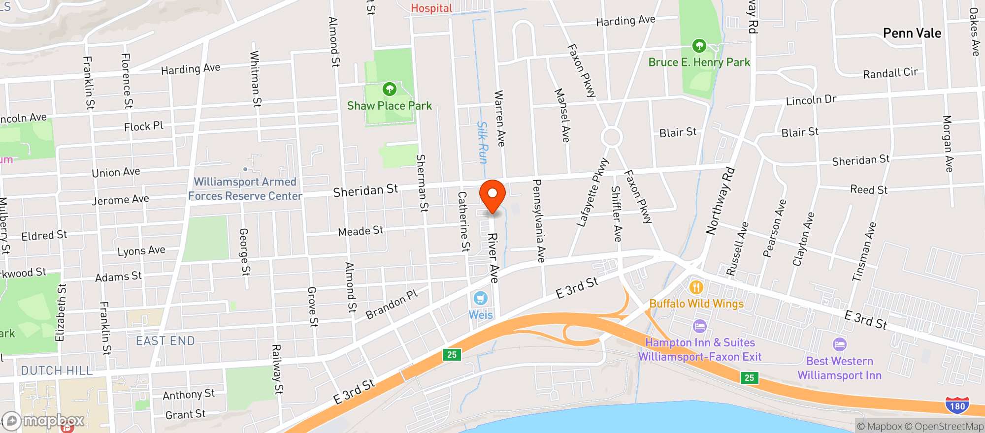 Map showing Beer Here