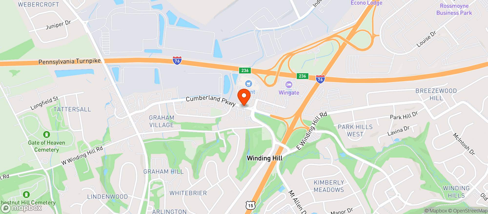 Map showing Giant Beer Garden & Eatery