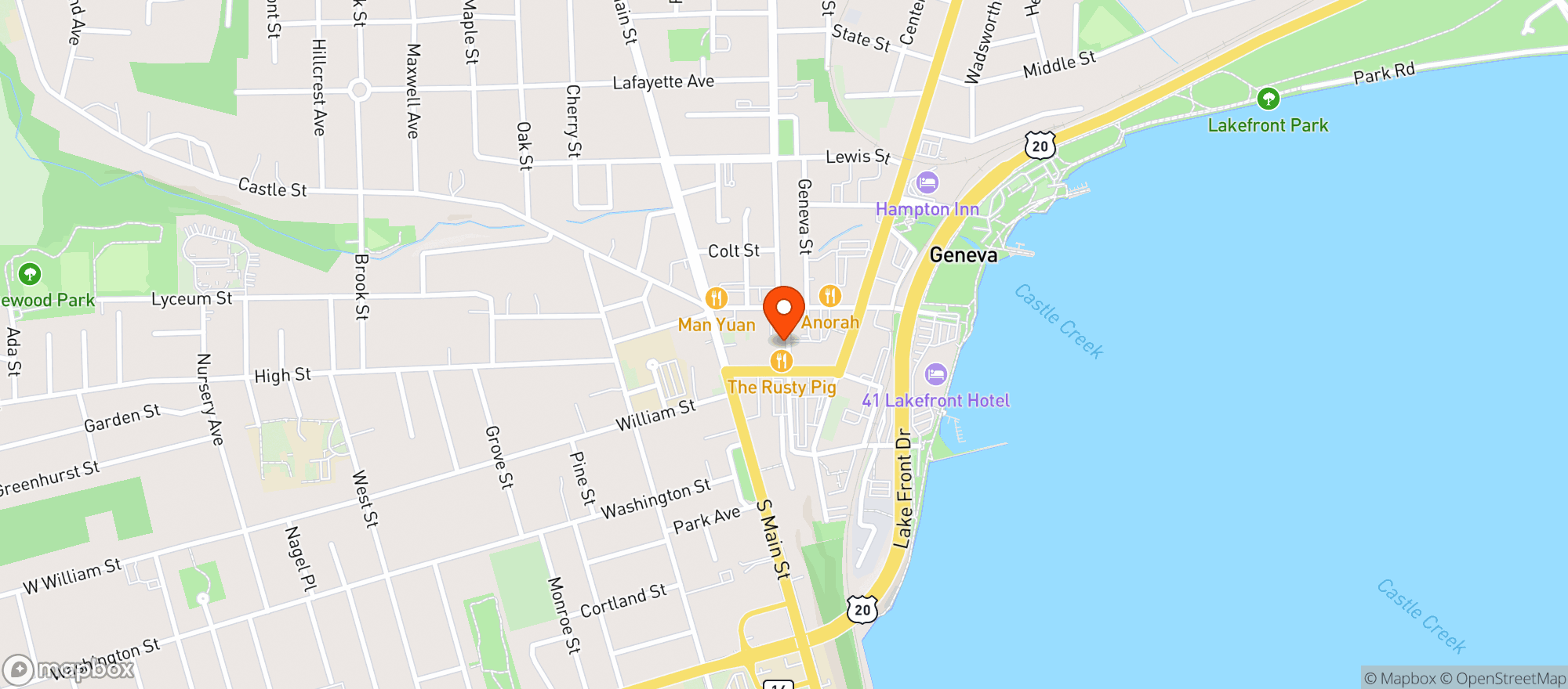 Map showing Microclimate Wine Bar