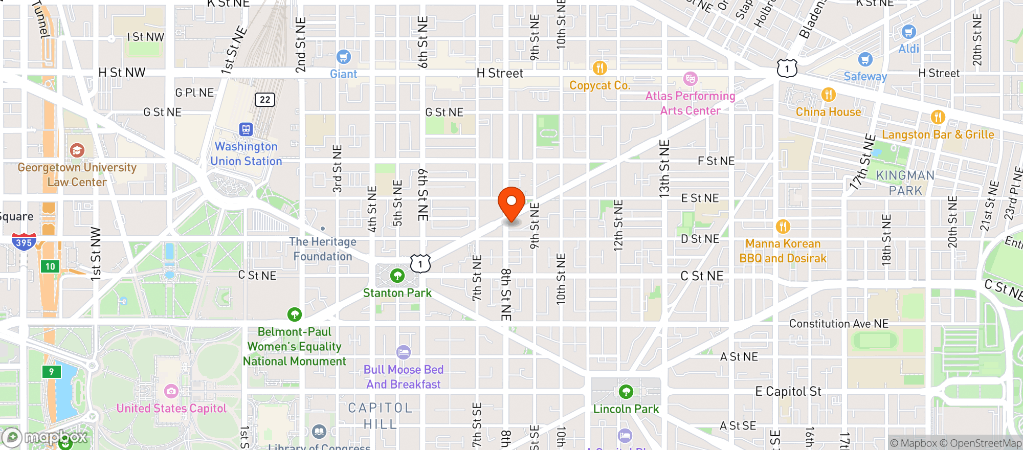 Map showing Exotic Wine And Spirits