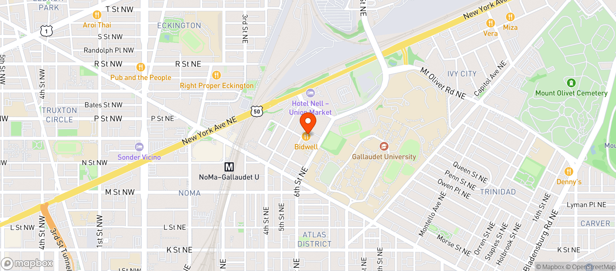 Map showing Plant Magic Bottle Shop