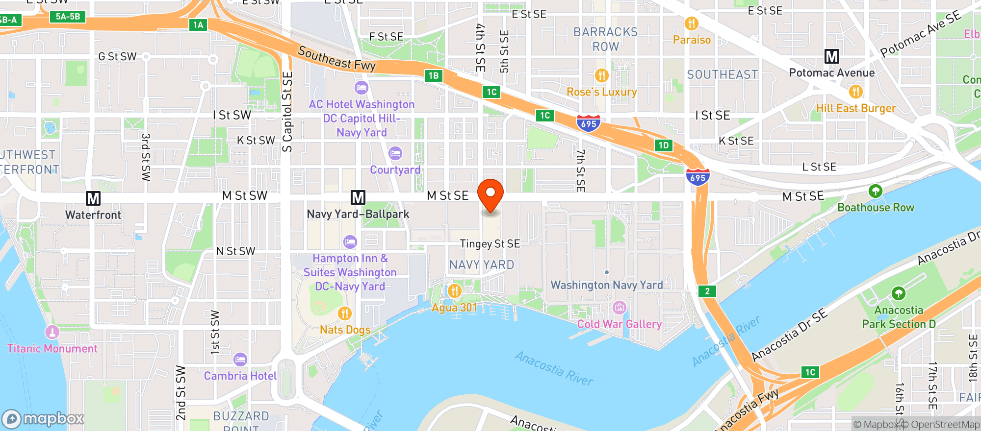 Map showing Harris Teeter